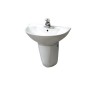 Chậu rửa treo tường Inax L-288V/L-288VC chân lửng
