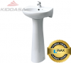 Chậu rửa treo tường Inax L-284V/L-284VD chân dài