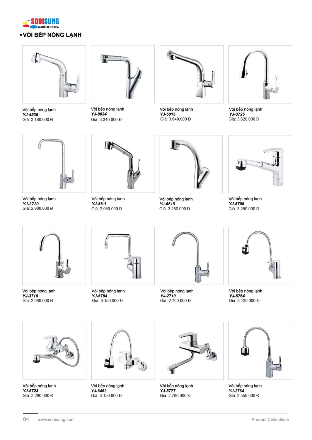 ĐẠI LÝ PHÂN PHỐI SEN VÒI HÀN QUỐC SOBISUNG TẠI QUẢNG NINH- ST CƯỜNG THƠ